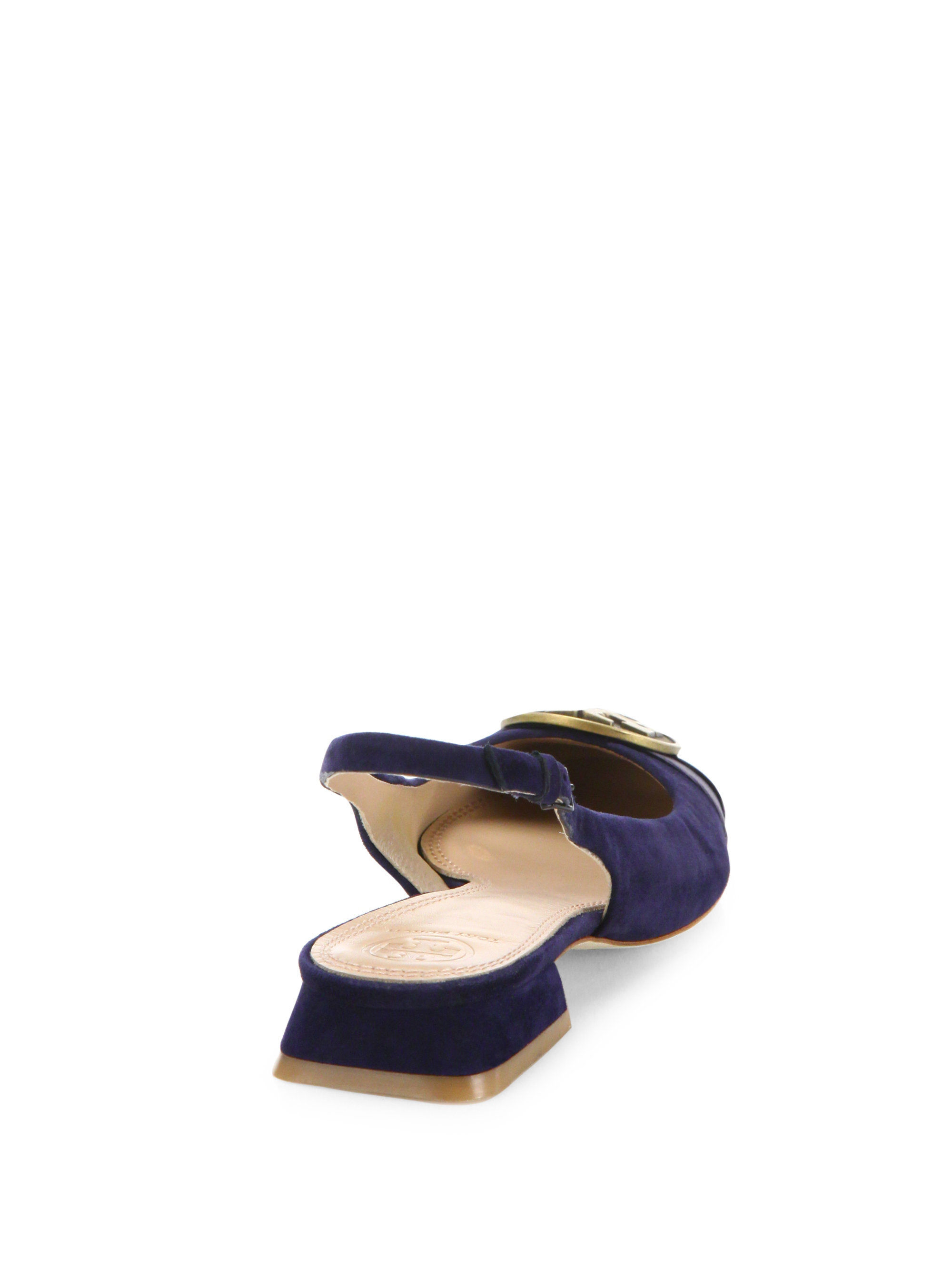 toe cap slingback ballet flats